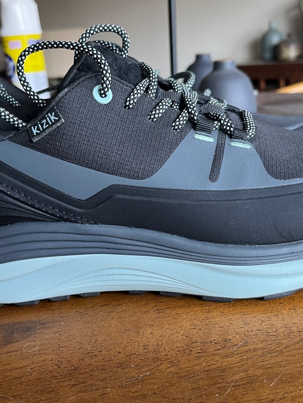 KIZIK London AT, size 8 W Black:surf spray